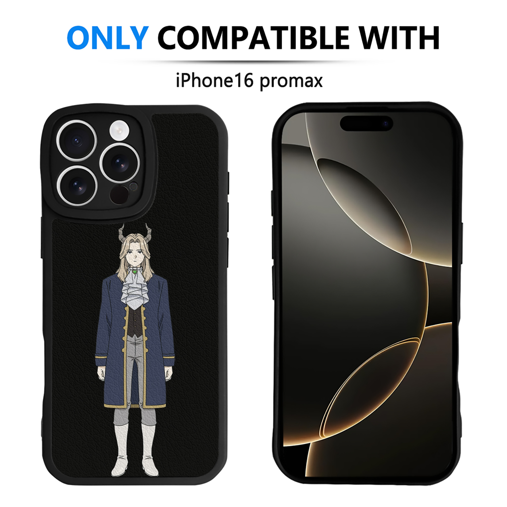 （画像用） 葬送のフリーレン Frieren 【iPhone 16シリーズ対応】シリコンスマホケース（レザー調） 材質：シリコン
